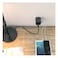 Aukey Universal Adapter With 3 USB Ports Black