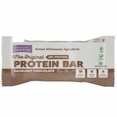 Grapeful Vegan Protein Bar Hazelnut Chocolate, 55g