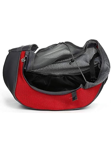 Pet Sling Carrier Small Dog Puppy Cat Carrying Bag Safe Mesh Adjustable Pouch Single Shoulder Crossbody Tote Handbag for Pets S