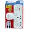 Sirocco 2-Way Wall Socket Adaptor with USB Charger