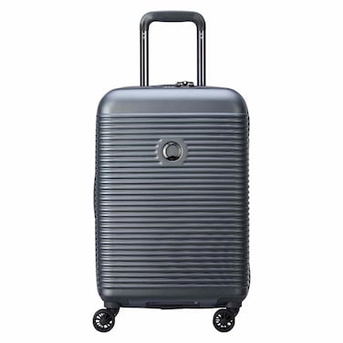 Delsey Freestyle Double Wheels Spinner Luggage Hard Trolley Graphite 55cm
