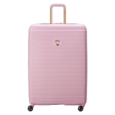 Delsey Freestyle Double Wheels Spinner Luggage Hard Trolley Peony 82cm