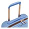Delsey Freestyle Double Wheels Spinner Luggage Hard Trolley Sky Blue 55cm