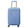 Delsey Freestyle Double Wheels Spinner Luggage Hard Trolley Sky Blue 55cm