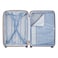 Delsey Freestyle Double Wheels Spinner Luggage Hard Trolley Sky Blue 82cm