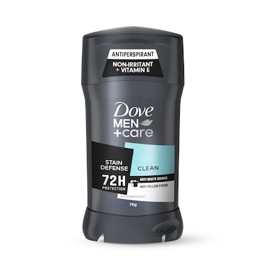 Dove Men+Care  Antiperspirant Deodorant Stick  Stain Defense 76g