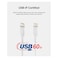 Belkin BoostCharge USB-C to USB-C Fast Charger Cable, White, 1m