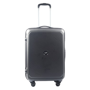 سكاي باغز زاب حقيبة سفر بعجلات 4 صلبة  - أسود 55 سم