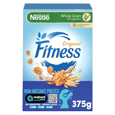 Nestle Fitness Original Breakfast Cereal, 375g
