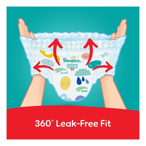 Pampers Rash Protection Diaper Pants with Aloe Vera Lotion Size 6 16kg+ Mega Pack 34 Pants