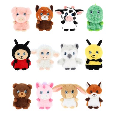 Keel Toys Keeleco Mini Adoptable World Animal Plush Toy 10cm
