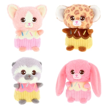 Keel Toys Motsu Novelty Bakery Cupcakes Scented Animal Plush Toy 12cm 12 PCS