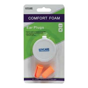 Ezycare Comfort Foam Ear Plugs 1 Pair 10029