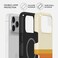 Mobcos iPhone 18 Pro Max Sunset Stripe Premium Case Compatible with Hybrid Dual-Layer Hard Shell + Silicone Protection - Scratch-Resistant Shockproof Mobile Cover