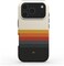 Mobcos iPhone 18 Pro Max Sunset Stripe Premium Case Compatible with Hybrid Dual-Layer Hard Shell + Silicone Protection - Scratch-Resistant Shockproof Mobile Cover
