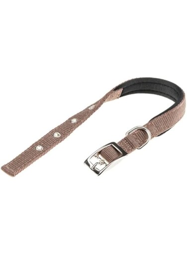 Ferplast Daytona C Nylon Dog Collar Color - Brown, Dimension - 27-35cm x 15mm