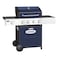 Outback Meteor 4 Burner Gas Barbecue Blue 640x420mm