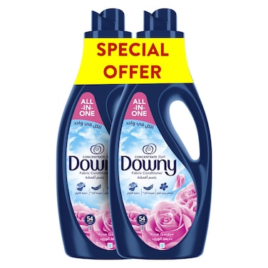 Downy All-in-One Fabric Conditioner Concentrate Rose Garden 2L Pack of 2