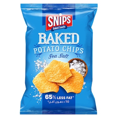 Snips Baked Potato Chips Sea Salt, 35g