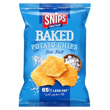 Snips Baked Potato Chips Sea Salt, 150g