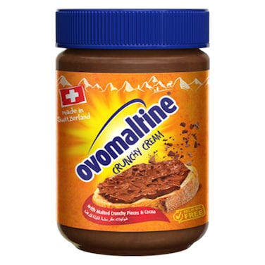 Ovomaltine Swiss Chocolate Spread with Malty Crunchy Pieces &amp;amp; Cocoa Palm Oil Free 680g
