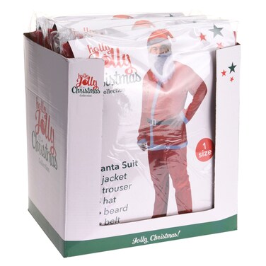 Holly Jolly Christmas Collection Santa Claus Suit 5 PCS