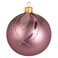 Christmas Decoration Ball Set with Peacock Feather Design 60mm
