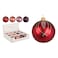 Christmas Decoration Ball Set with Peacock Feather Design 60mm