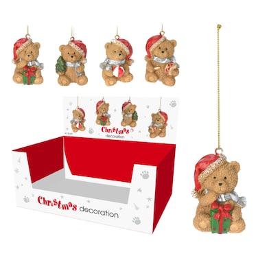 دب زينة للتعليق ب 4 تصاميم متنوعة 5 سم