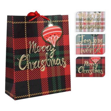 Gift Bag Large 3 Assorted Hotstamp