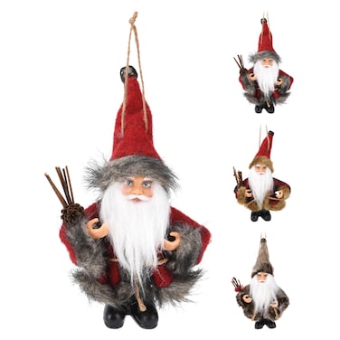 زينة معلقة على شكل سانتا كلوز صغير 13 سم