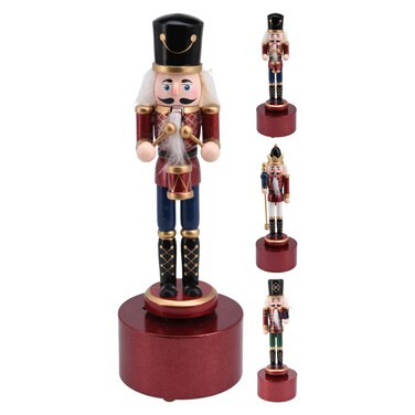 Nutcracker Music Box 3 Assorted 22cm