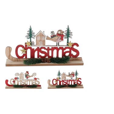 Christmas Decoration Scenery 2 Assorted 30cm