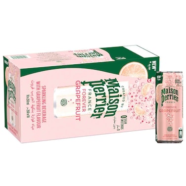 Maison Perrier Forever Grapefruit Sparkling Beverage, 250ml, Pack of 10