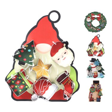 مجموعة قوالب البسكويت 4 متنوعة 6 قطع