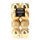 Christmas Decoration Ball Set Gold 50mm 16 PCS