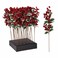 Christmas Decoration Berry Leaf Red 60cm