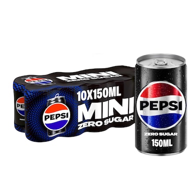 Pepsi Cola Zero 150ml Pack of 10