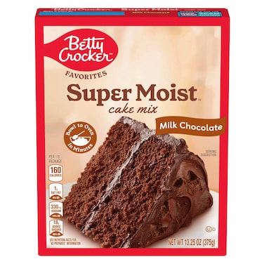Betty Crocker Favourites Super Moist Milk Chocolate Cake Mix 375g