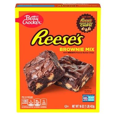 Betty Crocker Reese's Peanut Butter Chips Brownie Mix 453g