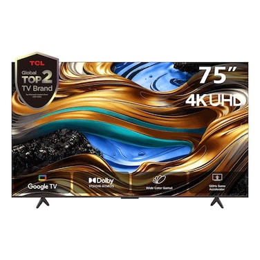 TCL P755 Series 75-Inch UHD Smart QLED Google TV 75P755 Black