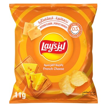 لايز رقائق البطاطس بالجبن الفرنسي 13 غرام