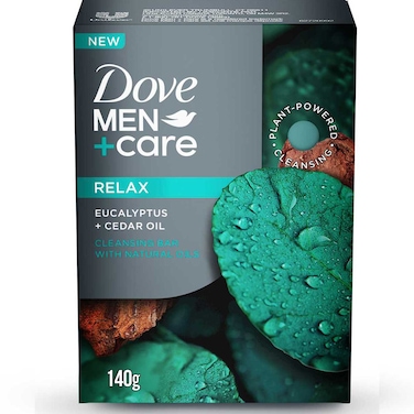 Dove Men+Care  Cleansing Bar  Relaxwith Eucalyptus and Cedar Oil 141g
