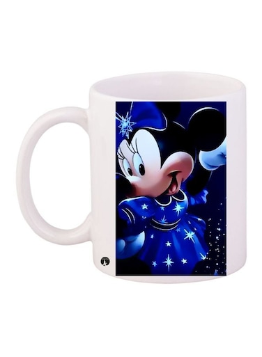 Minnie Mouse Printed Coffee Mug White/Blue/Black