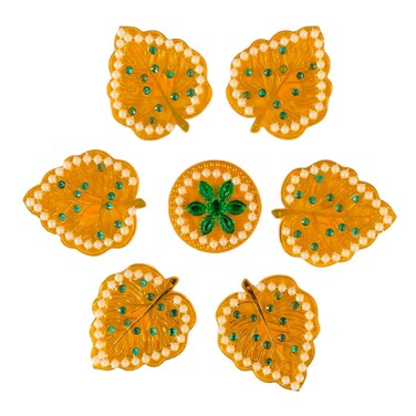 Acrylic Rangoli Number 1 Assorted