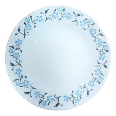 La Opala Grace Blue Ivory Oval Shaped Platter 33cm