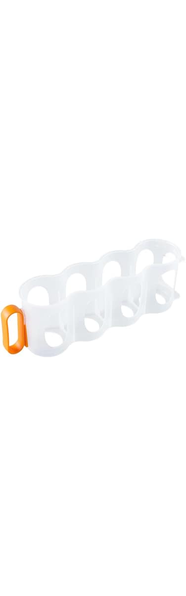 Tazweeq Portable Refrigerator Organizer Bins,Beer Can Drink Kitchen Organizer,Seasoning Bottle Organizer Divine for Refrigerator Shelves Fridge Storage Sliding Rack (Orange)