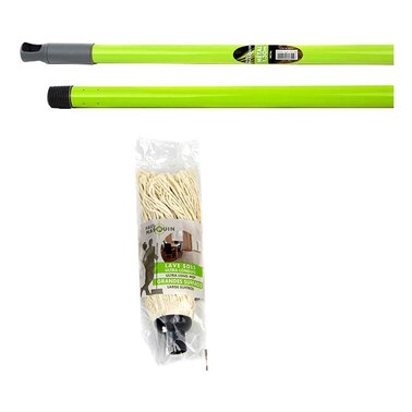 Paul Masquin Classic Cotton Mop with Stick