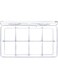 Excefore 2 Pack Stackable Tea Bag Organizer, Plastic Tea Storage Box for Kitchen Pantry Cabinets and Countertops, Holder for Tea Bags, Coffee, Sugar Packets, Small Packets