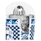 Smeg 50's Style Decorated Special Citrus Juicer CJF01DGBUK, 70 W, Blu Mediterraneo